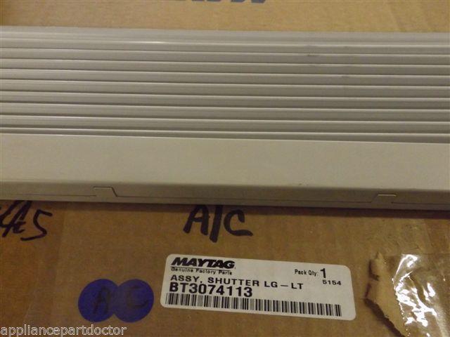 Maytag Amana Air Conditioner BT3074113 Assy, Shutter Lg-lt NEW IN BOX Maytag Amana Air Conditioner BT3074113 Assy, Shutter Lg-lt NEW IN BOX
